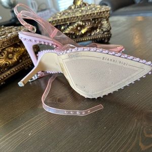 Gianni Bini clear pink heels